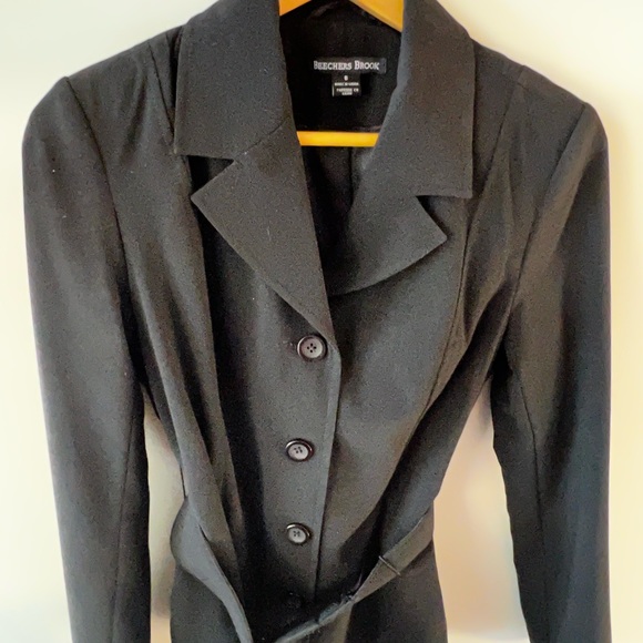 Black belted blazer - Size 8 - Picture 1 of 5